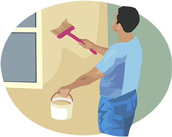 Really bad paint job at a Florida home! Really bad paint job at a Florida home!