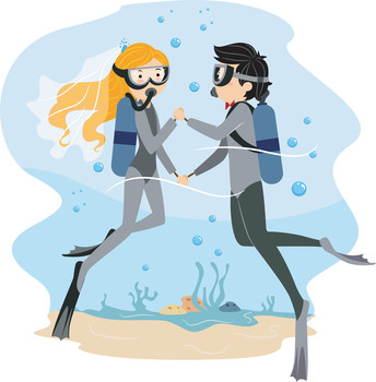 Man Shocks Girlfriend With Underwater Proposal In Caribbean Sea! Man Shocks Girlfriend With Underwater Proposal In Caribbean Sea!