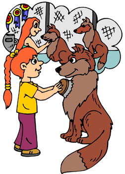 Dog Owner Shows Wacky Way To Distract Her Pets So She Can Groom Them During Lockdown! Dog Owner Shows Wacky Way To Distract Her Pets So She Can Groom Them During Lockdown!