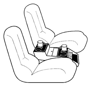 According to a new survey, 20% of people use the cup holder in their vehicle for this. What is it?