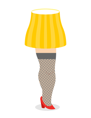 ‘A Christmas Story’ Fan Places a 20-Foot Replica of the Leg Lamp in his Front Yard!