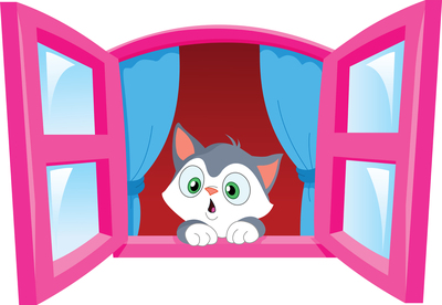 Cat and Elk Meet Face-to-Face at Colorado Window and Try to Cuddle Through Glass! Cat and Elk Meet Face-to-Face at Colorado Window and Try to Cuddle Through Glass!