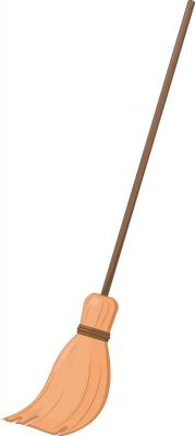 Broomstick With a Calorie Chart!