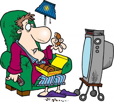 According to a new survey, 24% of us do this while eating supper at home. What is it?