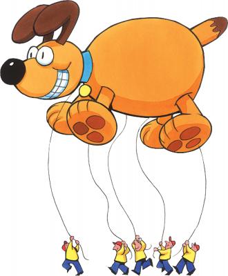 This cartoon character’s balloon has made more than 40 appearances in the Macy’s Thanksgiving Day Parade. Who is it?
