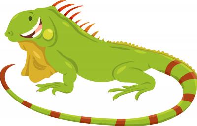 Iguana Hitched a Ride on A Public Works Truck in Tennessee!