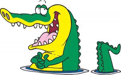 Pizza…with a side of gator?
