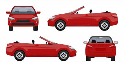 This vehicle color gets hit with bird droppings more than any other. What is the color?