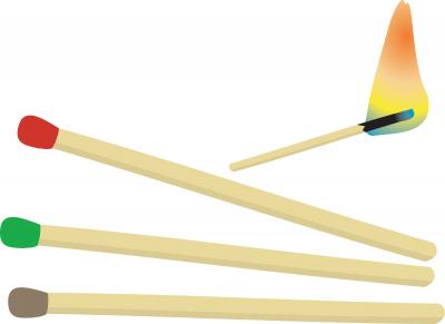 Guy shoves matches up his nose for a Guiness World Record!