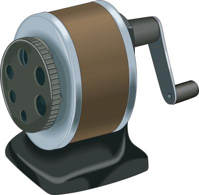 A Giant Pencil Sharpener! A Giant Pencil Sharpener!