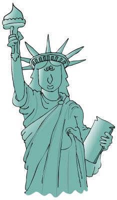 Arizona Woman builds a 7-foot Statue of Liberty made completely of Doritos Chips!